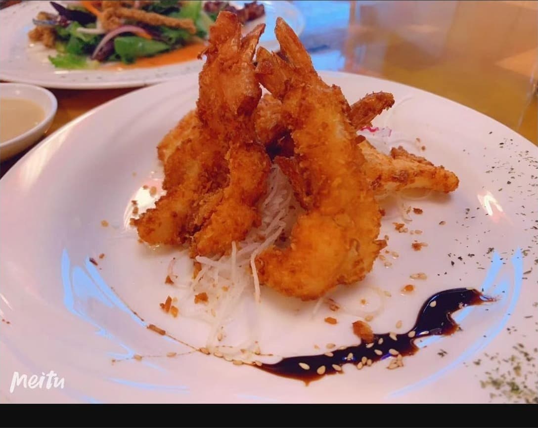 Coconut shrimp appetizer at Concerto Fusion Cuisine in Bucks County, Pennsylvania